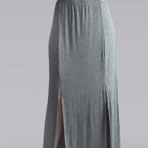 Grey Maxi skirt